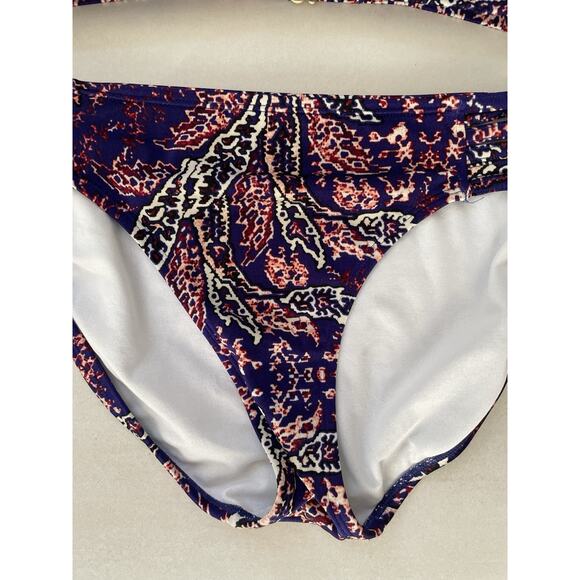 Athleta Swim S/M Bikini Swimsuit Aqualuxe Multicolor Print Swimwear - Picture 4 of 12